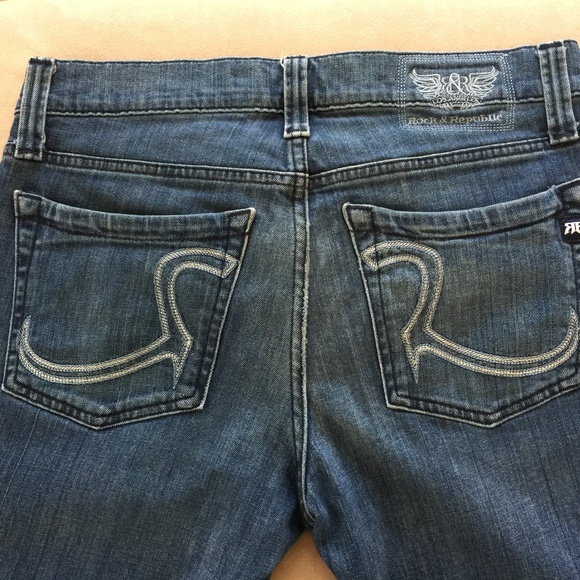 MENS ROCK & REPUBLIC JEANS - 32 WAIST X 30 LONG - Picture 7 of 11